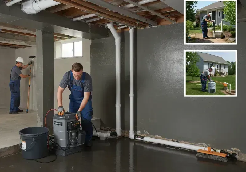 Basement Waterproofing and Flood Prevention process in Tipton County, IN